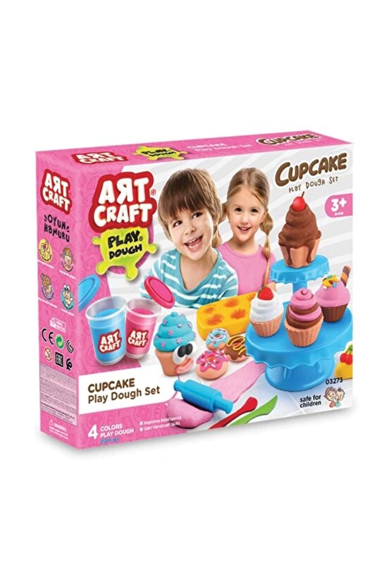 Kuaför ve Kap Kek Oyun Hamur Seti - Oyun Hamuru Seti - Hamur Setleri - Berber Hamur ve Yemek Hamur