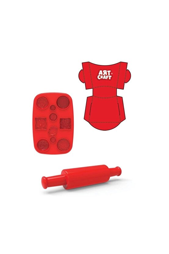 Hamburger Set Oyun Hamuru 3 Renk Oyun Hamuru Ile Hamburger Yapma Oyunu-3573