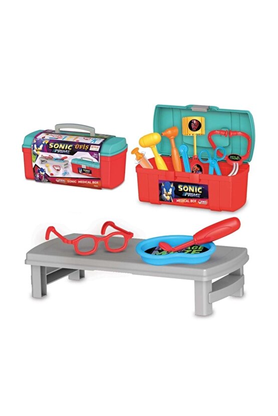 Sonic Medikal Doktor Çantası Sonic Prime Oyuncak Doktor Seti