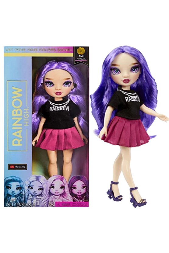 Rainbow High Opp Fashion Emi Vanada - Renkli Bebekler - Rainbow Bebekler - Model Bebek - Modern