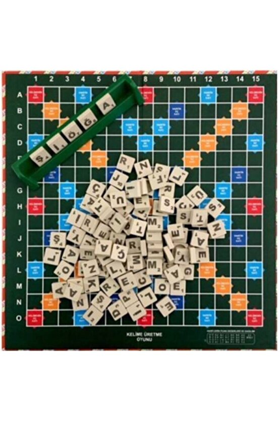 Kelime Oyunu  Yerli Üretim Scrabble Kelime Üretme Oyunu Z5