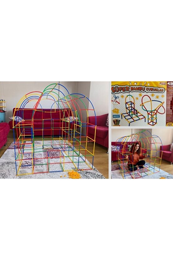 Bambu Çubuklar 300 Parça