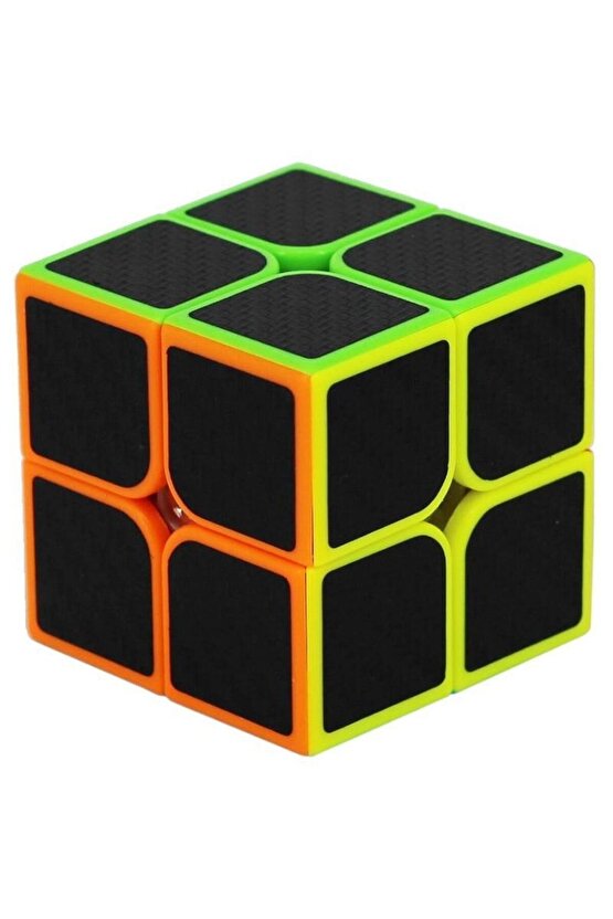 Orijinal Qiyi 2 X 2 Fiber Karbon Küp - Qiyi Fiber Karbon Zeka Küpü - Lisanslı 2 X 2 Zeka Küpü