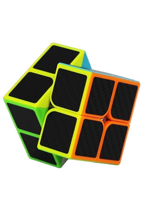Orijinal Qiyi 2 X 2 Fiber Karbon Küp - Qiyi Fiber Karbon Zeka Küpü - Lisanslı 2 X 2 Zeka Küpü