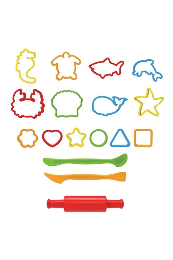 Modelleme Seti Silindir - Oyun Hamuru Seti - Hamur Setleri - Hamur Kalıpları