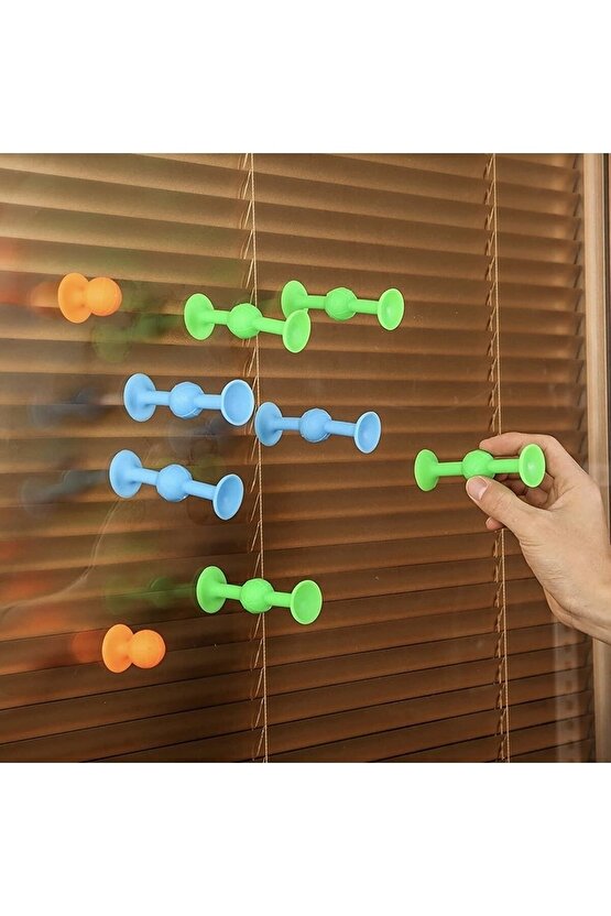 Vakum Molekül 25 Parça Yapı Taşları Fidget Duyusal Eğitici Oyuncak Lego - Vakumlu Lego - Molekül