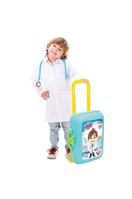 Niloya Doktor Set Bavulum - Doktor Setleri - Doktor Oyuncak Seti - Doktor Gereçleri