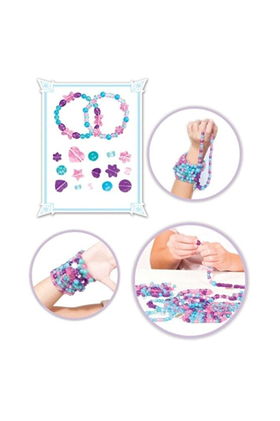 Sepetli Takı Seti Barbie Çocuk Takı Yapma Seti. (-frozen) -03660 36