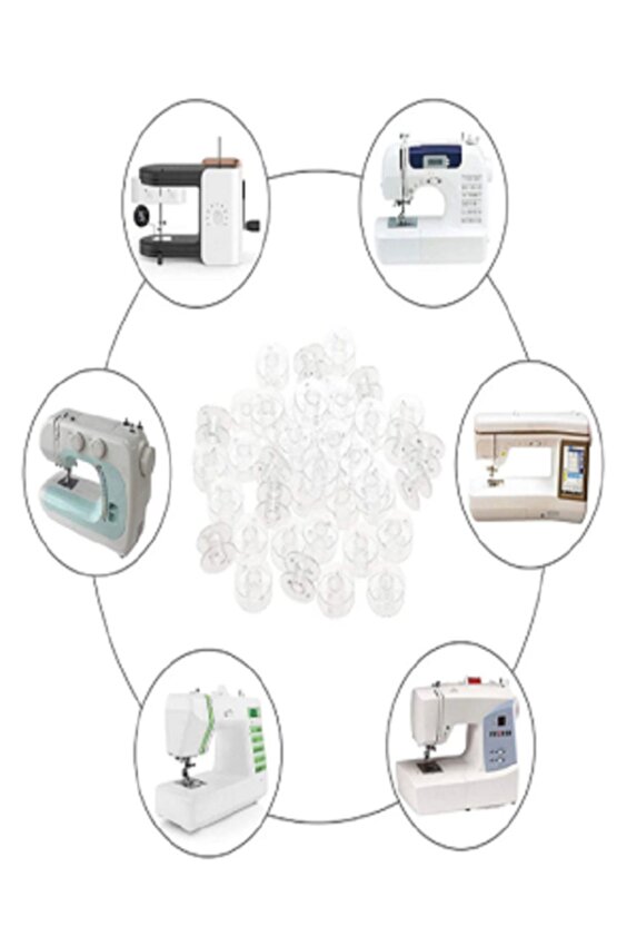 Zetina Uyumlu  Janome Bernina Bilumum Ev Tipi Dikiş Makinesi Masurası 10 Adet