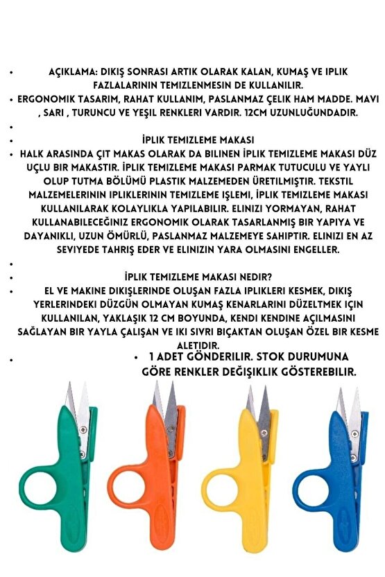 Singer Zetina Beko Iplik Temizleme Makası Ve Ilik Sökücü Büyük  Set Halinde Beraber