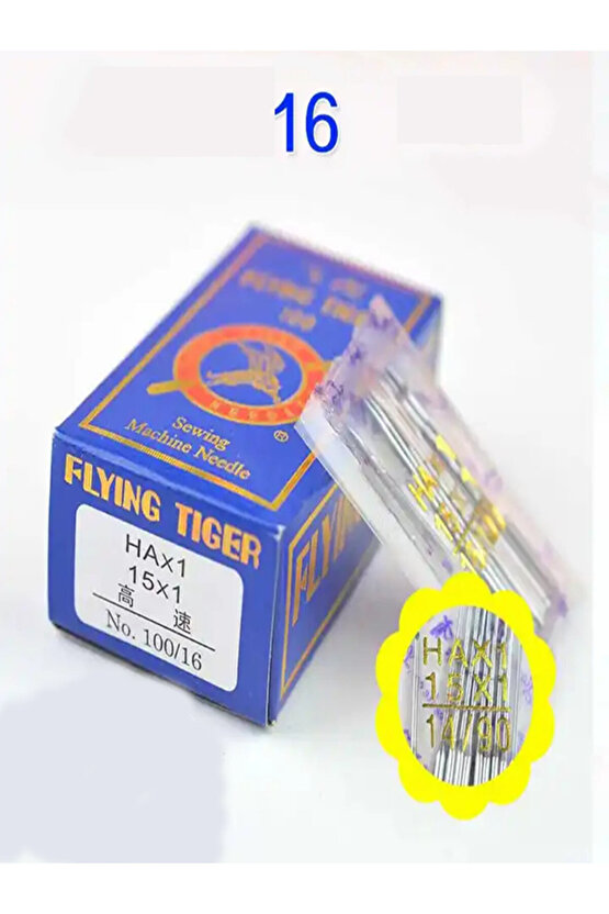 Singer Beko Zetina Brother Bernina Homemax Janome 16100 Numara Ev Tipi Dikiş Makine Iğnesi 10 ADET