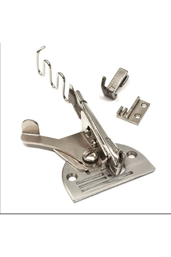 SANAYİ TİPİ DÜZ VE ÇİFT PAPUÇ DİKİŞ MAKİNESİ İÇİN İKİYE KATLAMA APARATI 24X12mm