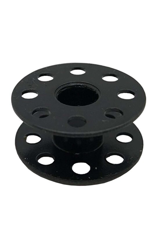 Düz Makine Metal Siyah Tırnaksız Masura  270010