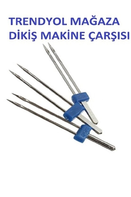 Nervür Iğnesi,çift Iğne Singer Zetina (2mm90-3mm90-4mm90) Ve Dali 14 No Normal Dikiş Iğnesi