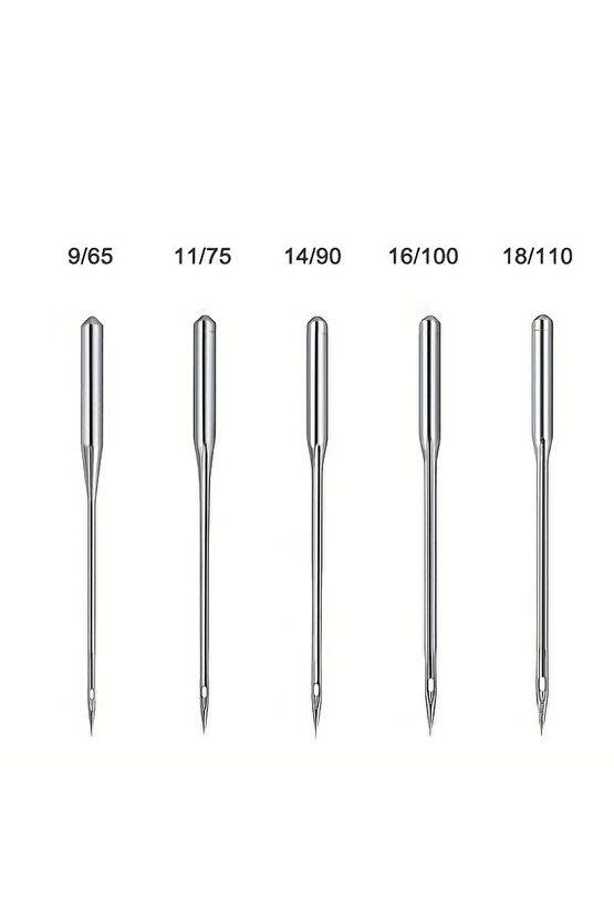 Singer Zetina Bernina Janome Uyumlu 11-14-16 Ev Tipi Dikiş Makine Iğnesi Toplam 30 Adet