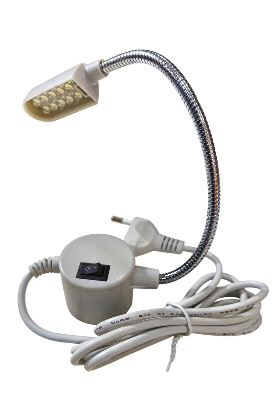 Spiral Dikiş Makinası Lambası Mıknatıslı 10 Ledli