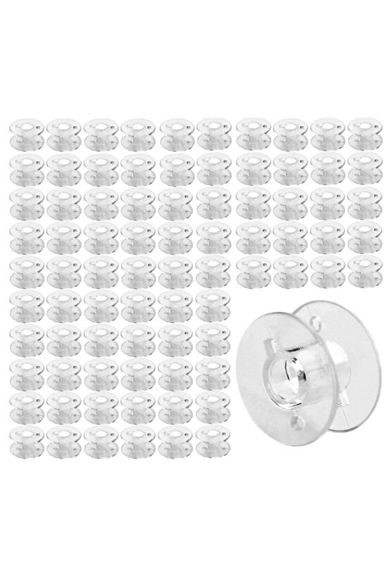 Ev Tipi Aile Dikiş Makinası 5 Adet Şeffaf Geniş Plastik Masura