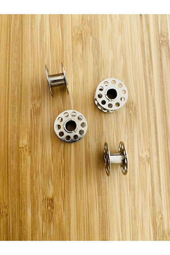 Ev Tipi Dikiş Makinesi Metal Beyaz Masura. 4lü.