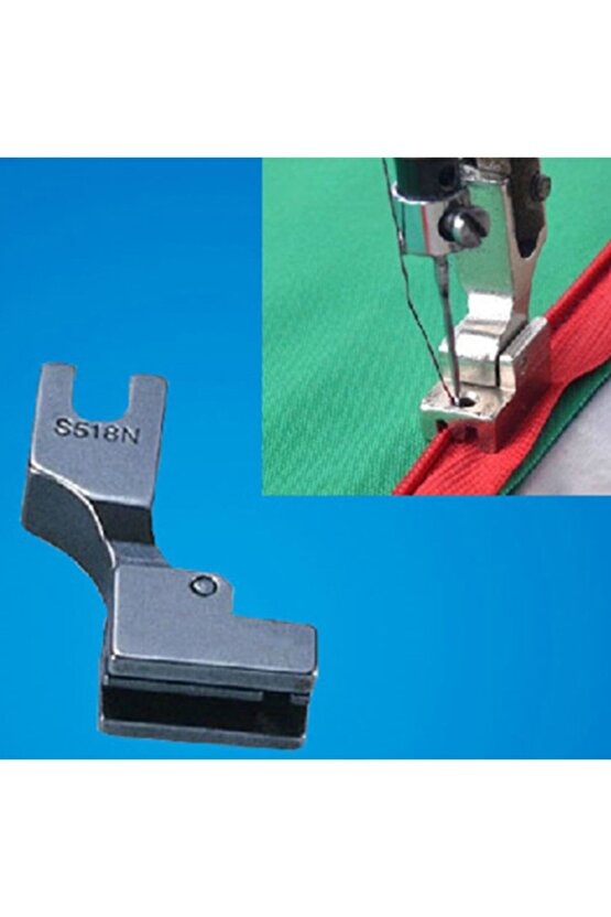 Brother Siruba Zoje Yukı Sanayi Düz Dikiş Terzi Ve Konfeksiyon Makina Gizli Fermuar Ayak S518s