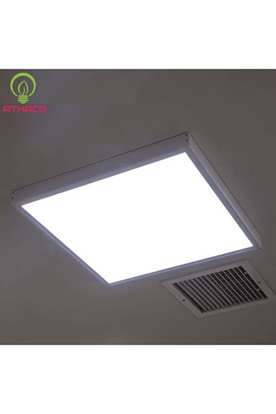 24 Watt Çok Kaliteli Sıva Üstü 6500 Kelvin Beyaz Işık Led Tavan Armatürü, Metal Kasa 28 X 28 Cm