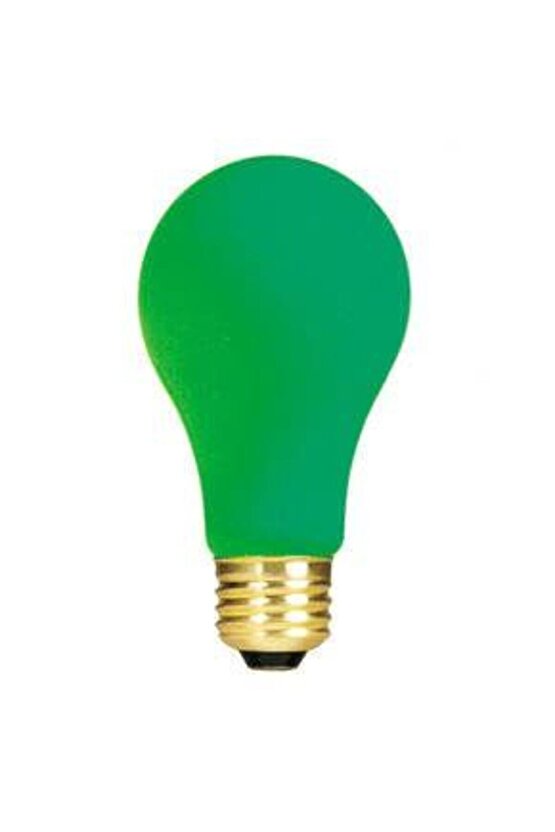 1 Adet 10 Watt Yeşil Işık E27 Duy Led Ampul, Sarı Işık 10 Watt Tasarruflu LED Ampul, 10 Watt