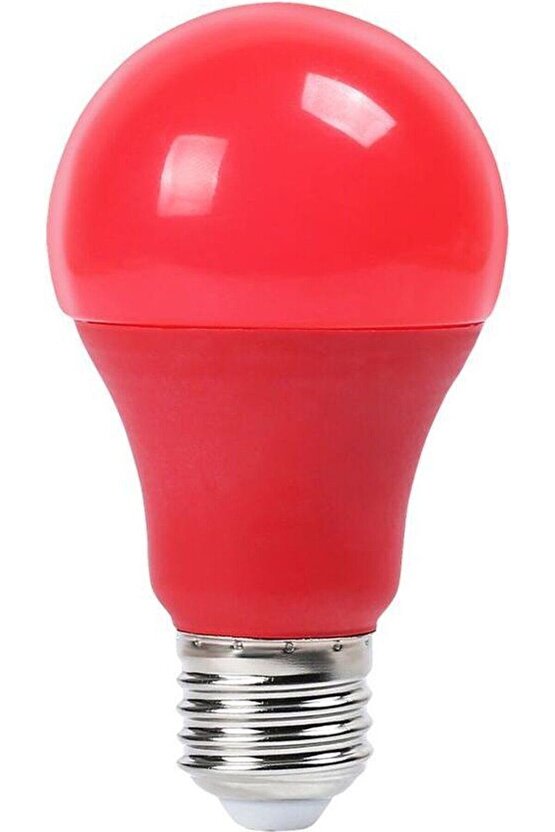 1 Adet 10 Watt Kırmızı Işık E27 Duy Led Ampul, Kırmızı Işık 10 Watt Tasarruflu LED Ampul, 10 Watt
