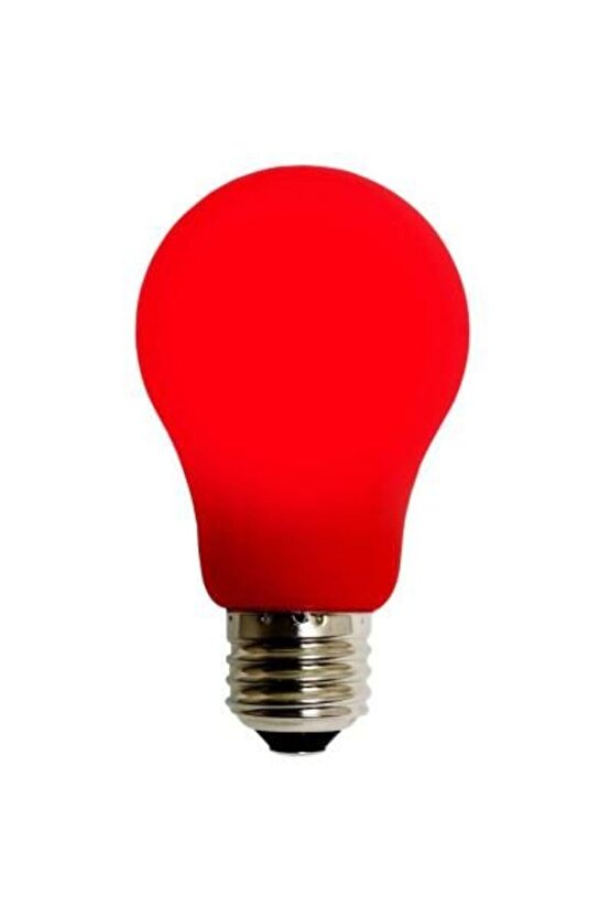 1 Adet 10 Watt Kırmızı Işık E27 Duy Led Ampul, Kırmızı Işık 10 Watt Tasarruflu LED Ampul, 10 Watt