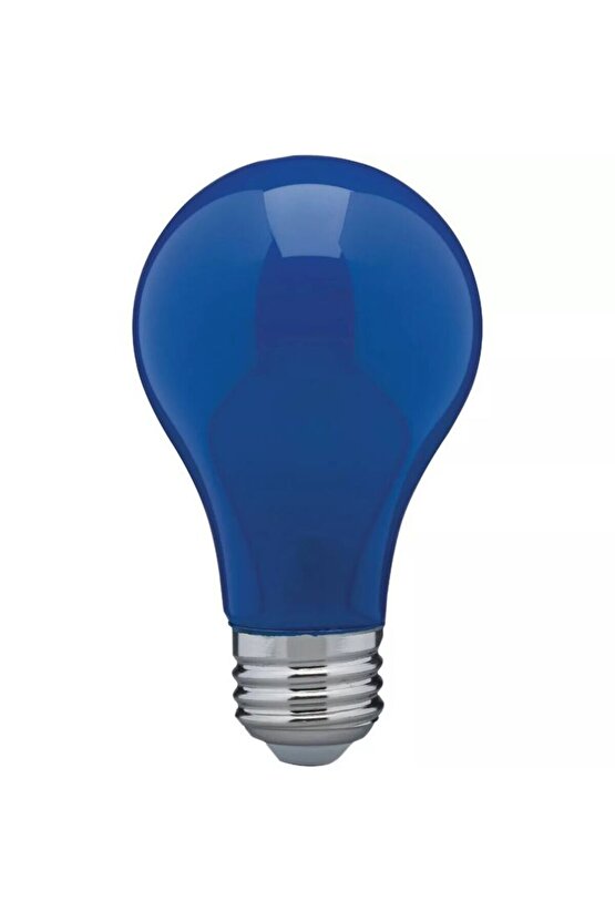 1 Adet 10 Watt Mavi Işık E27 Duy Led Ampul, Mavi Işık 10 Watt Tasarruflu LED Ampul, Mavi Işık Ampul