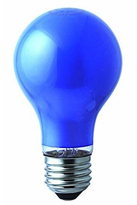 1 Adet 10 Watt Mavi Işık E27 Duy Led Ampul, Mavi Işık 10 Watt Tasarruflu LED Ampul, Mavi Işık Ampul