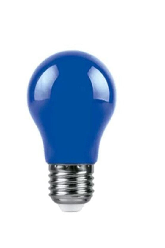 1 Adet 10 Watt Mavi Işık E27 Duy Led Ampul, Mavi Işık 10 Watt Tasarruflu LED Ampul, Mavi Işık Ampul