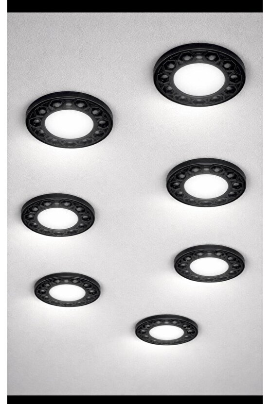 3 Işık Modlu, Ayarlı Yaylı, Sıva Altı 9 Watt Led Spot, Tavan ve Merdiven Modern Tasarım Spot Lamba