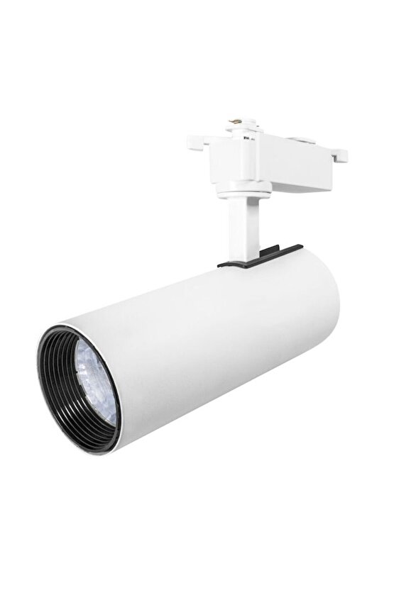 Alüminyum Gövde 30 Watt 3000 Kelvin Gün Işığı Ledli Çok Kaliteli Ray Spot , Led Armatür (Ray Hariç)