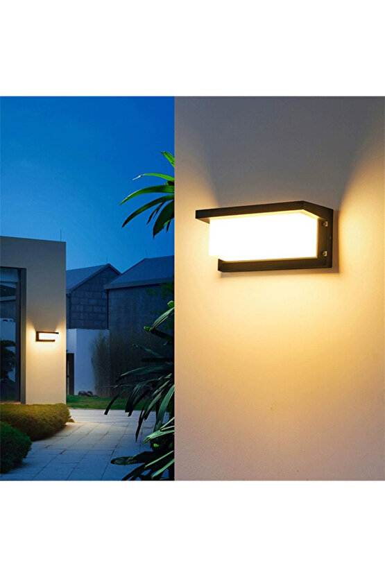 Elektrikle Çalışır, 30 Watt 3200 Kelvin İç ve Dış Mekan Aplik, Bahçe, Kapı Girişi, Balkon Armatürü