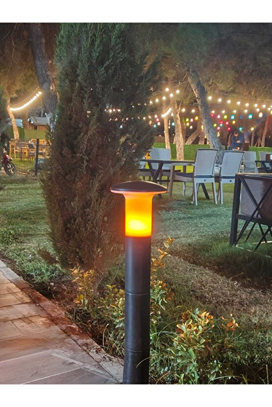 80 Cm, E27 Duy, Elektrikle Çalışır Dış Mekan Aplik, Plastik Bahçe, Duvar, Yol Armatürü, Ampul Hariç