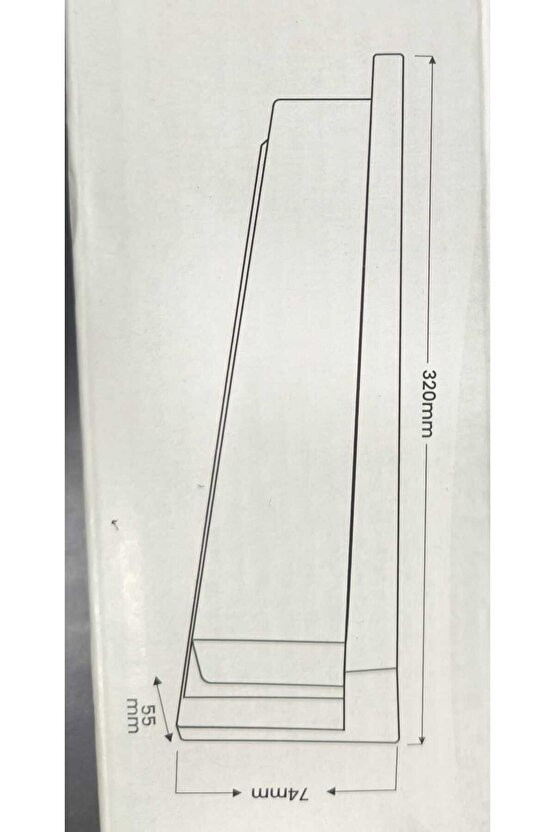 DIŞ MEKAN DEKORATİF LED APLİK 24WATT GÜN IŞIGI 3000K