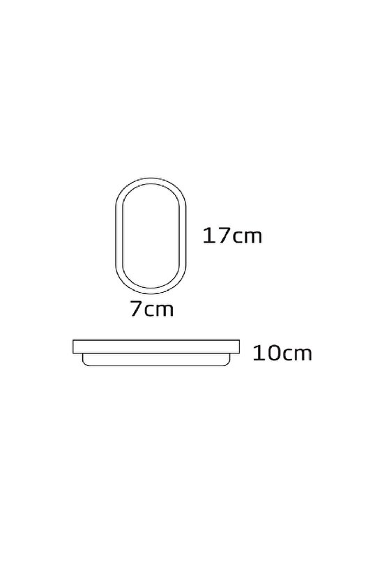 ECN-5015 20 Watt Dekoratif Dış Mekan Aplik Beyaz Işık