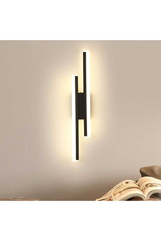 Elektrikle Çalışır, 12 Watt , 3000 Kelvin Gün Işığı Led Aplik, İç Merkan Led Duvar Armatürü -220V