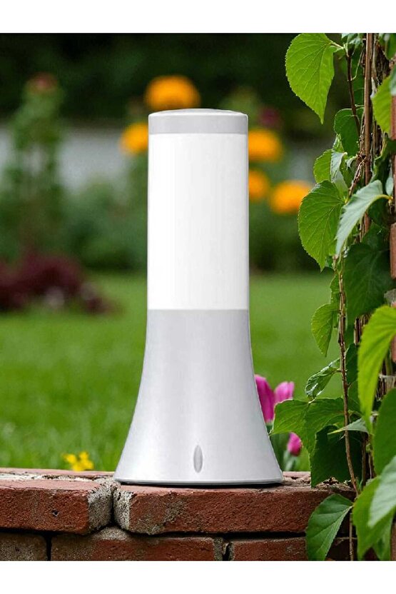 32 Cm, Plastik Gövde E27 Duylu Set Üstü Bahçe Armatürü, Elektrikle Çalışır Kaliteli Bahçe Apliği