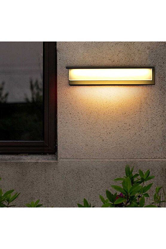 Elektrikle Çalışır, 24 Watt 3000 Kelvin İç ve Dış Mekan, Kapı Girişi, Çok Şık Bahçe Duvar Led Aplik