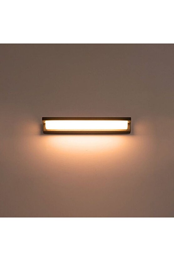 Elektrikle Çalışır, 24 Watt 3000 Kelvin İç ve Dış Mekan, Kapı Girişi, Çok Şık Bahçe Duvar Led Aplik