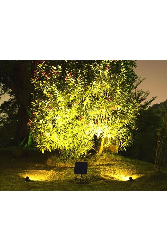 Elektrikle Çalışır 10 Watt AMBER Işık Ampul Dahil Metal Gövde Fonksiyonlu Bahçe Duvar ve Çim Armatür