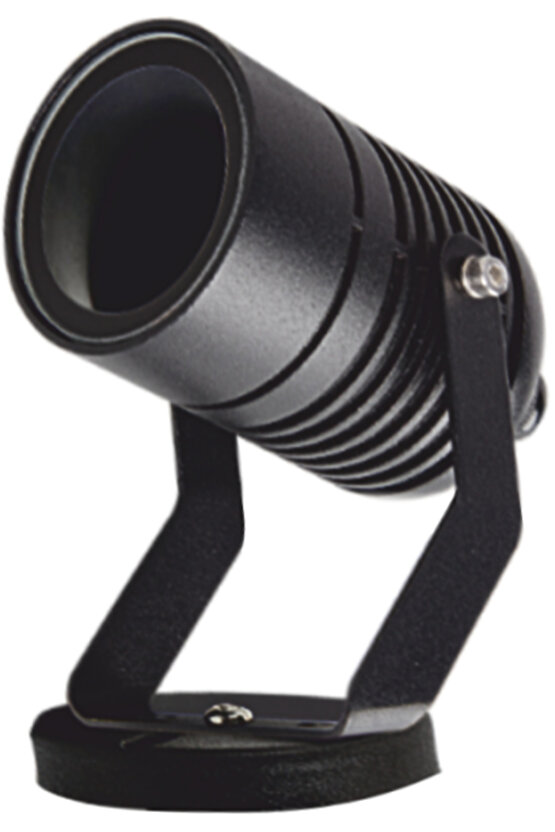 Elektrikle Çalışır 10 Watt Mavi Işık Ampul Dahil Metal Gövde Fonksiyonlu Bahçe Duvar ve Çim Armatürü