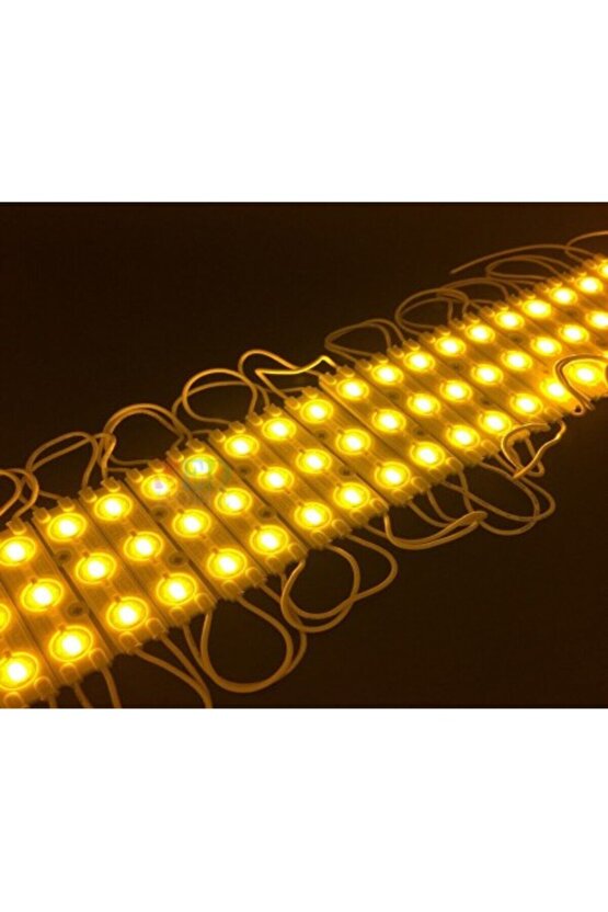 20 Adet 5 Watt AMBER Işık IP65 Modül Led, 10 Adet Magnetli, Çok Kaliteli AMBER Işık Modül Led