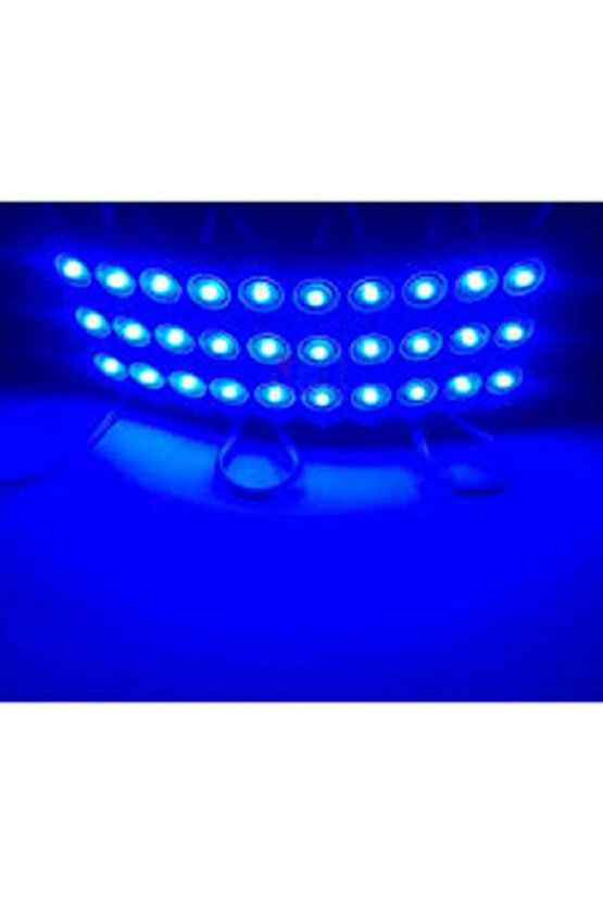 10 Adet 5 Watt Mavi Işık Ip65 Modül Led, 10 Adet Magnetli, Çok Kaliteli Mavi Işık Modül Led
