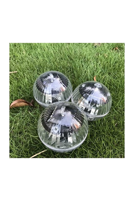 1 Adet Güneş Enerjisi İle Çalışır 4 Watt Solar RGB Havuz ve Çim Armatür, 4 Watt Solar RGB Top Aplik