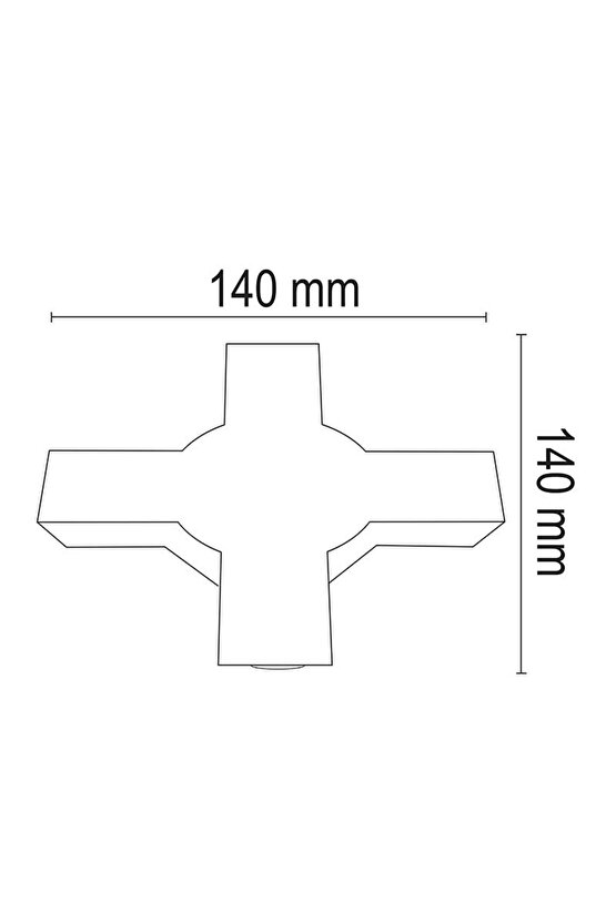 Elektrikle Çalışır, 4 Watt, Modern Tasarım İç ve Dış Mekan Duvar Apliği, 3200 Kelvin, 220V Led Aplik