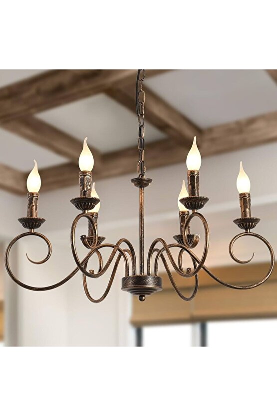 5 Adet Çok Kaliteli E14 Duy 5 Watt, 6400 Kelvin Beyaz Işık Led Ampul, Avize, Şamdan Ampulü Mum Ampul