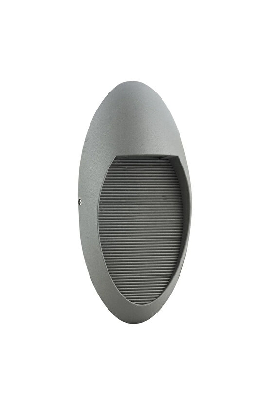 Antrasit Renk Alüminyum Döküm, Elektrikle Çalışır İç ve Dış Mekan 4 Watt LED Çok Şık Duvar Apliği