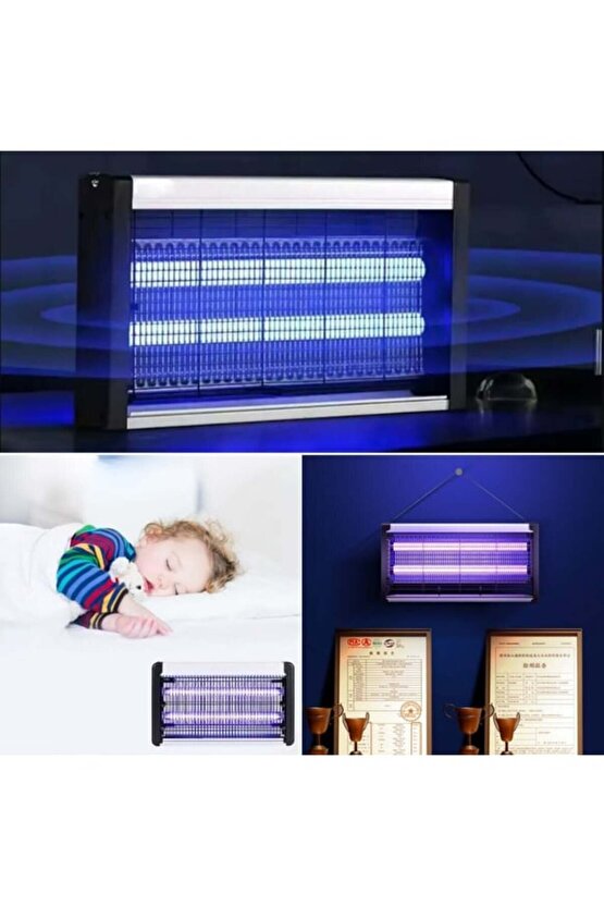 20 Watt Çok Kaliteli, 20 M2 Iç Mekan Sinek - Uçan Haşere Öldürücü Cihaz, Elektrikli Sinek Öldürücü