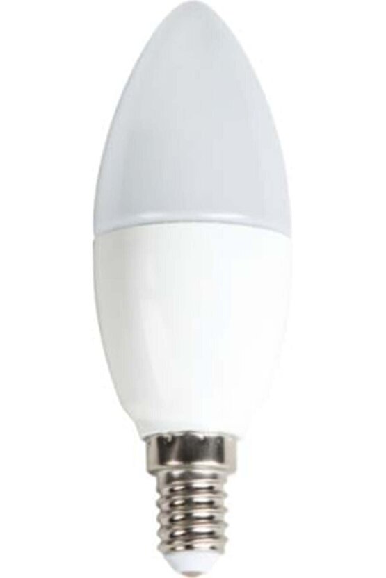 10 Adet Çok Kaliteli E14 Duy 7 Watt, 3000 Kelvin Led Ampul Gün Işığı Renkli E14 Duy Led Avize Ampulü